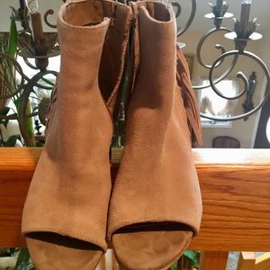 Kenneth Cole Reaction peep toe bootie.